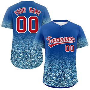 เสื้อเบสบอลมีกระดุมขนาดพลัสไซส์เสื้อเจอร์ซีย์ปักชื่อโลโก้และหมายเลขผู้ชายเสื้อเจอร์ซีย์สำหรับเยาวชน - Product Image 6