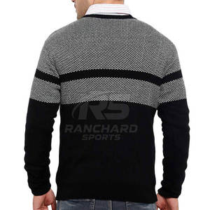 Pull personnalisé pour homme, décontracté, élégant, chaud, pull en tricot épais pour homme, pull d'hiver épais - Product Image 3