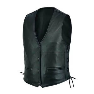 Gilet en cuir pour homme personnalisé, durable, hiver, meilleure qualité, design tendance, gilet en cuir à la vente, 2026 - Product Image 3