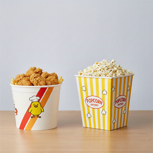 Cubo de Palomitas de Maíz Personalizado de 1.2L 1.8L con Diseño de Películas y Dibujos Animados, Apto para Alimentos, con Tapa para Envasado de Alimentos - Product Image 4