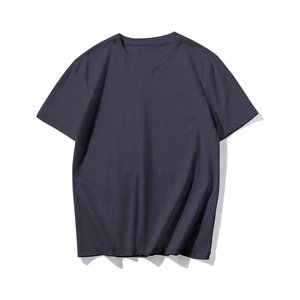 Venta al por mayor personalizado su logotipo de marca 100% algodón camiseta en blanco hombres camiseta lisa Casual hombres camisetas - Product Image 5