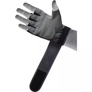 ถุงมือยกน้ำหนักทำจากหนังแท้มีโลโก้และดีไซน์ตามสั่ง - Product Image 6