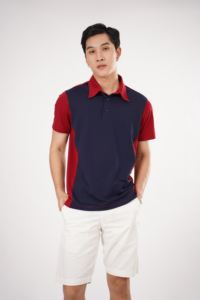 Vêtements pour hommes personnalisés pour polos coupe confortable séchage rapide respirant 95% polyester 5% spandex motif solide vêtements d'uniforme - Product Image 6