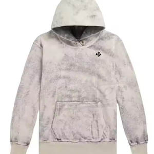 OEM Custom Acid Washed Sweat à capuche pour hommes surdimensionné Vintage Wash Streetwear Pullover Sweat à capuche - Product Image 1