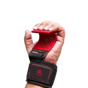 สายรัดข้อมือยกน้ำหนักแบบมีตะขอ ทำจากนีโอพรีน กันลื่น ระบายอากาศได้ดี สีดำ ขายส่ง - Product Image 6