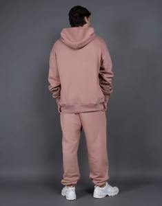 เสื้อฮู้ดดี้ผู้ชายผ้าฝ้ายหนานุ่มคุณภาพสูง 300 600 แกรม ทรงหลวมแบบดรอปโชลเดอร์ ผ้าฟลีซ ไซส์ใหญ่ สั่งทำได้ - Product Image 6