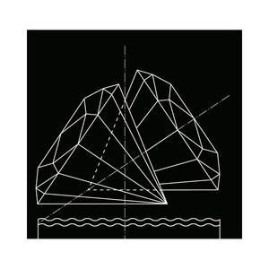 Boucles d'oreilles rondes DelPia, cristaux blancs, 10 % or 18 carats sur tube en argent sterling 925, tube intérieur rose 10 mm - Product Image 3