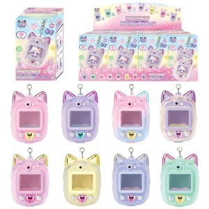 Wishcat Magic Card Mini Flip Serie 2, Dispositivo de Juego Portátil con Pantalla de Orejas de Gato, Juguete para Niños - Product Image 1