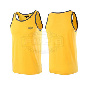 Camiseta sin Mangas para Hombre de Alta Calidad a Bajo Precio, Ropa de Verano Transpirable de Algodón/Poliéster de Secado Rápido y Ecológica - Product Image 3