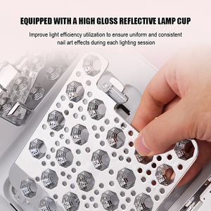 Lámpara de Uñas LED Portátil Recargable al por Mayor con Panel de Luz Reemplazable y Batería Inalámbrica Secador de Gel Profesional para Uso en Casa y Salón - Product Image 4