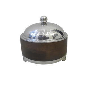 Style classique en acier inoxydable isolé casseroles serveur marmite maison cuisine Table à manger décoration émail revêtement utilisation alimentaire - Product Image 4