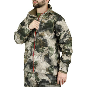 Chaqueta de senderismo táctica de poliéster transpirable con forro polar de manga larga para hombre, traje de caza de camuflaje para exteriores, ropa de caza personalizable - Product Image 3