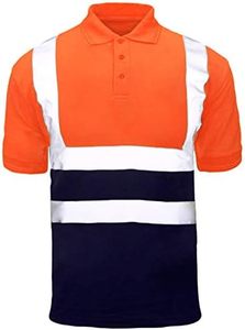 2025 hommes Construction haute visibilité travail Polo demi-manches demi visibilité réfléchissant sécurité T-Shirt garde uniformes - Product Image 4