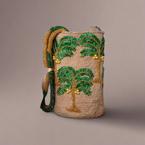 Handmade Bohemian Style Floral Beaded <b>Purse</b> Durable Eco-Friendly Evening Gift with Colorful Flower Embroidery Durable Stylish - Product Image 2