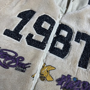 Chaqueta con Capucha Tejida Estampada para Mujer, Transpirable, Estilo Urbano, Elegante, para Otoño, con Acabado de Alta Calidad - Product Image 6