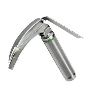 High Quality Adult Macintosh Laryngoscope Set with Fiber <b>Optic</b> Illumination High-Handle <b>Instruments</b> Factory Price - Product Image 2
