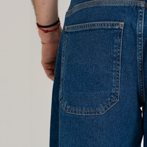 Nouvelle Arrivée Jean Ample et Large pour Homme Grande Taille Tendance Urbaine Européenne et Américaine 100% Coton Séchage Rapide Écologique Mi-taille - Product Image 4