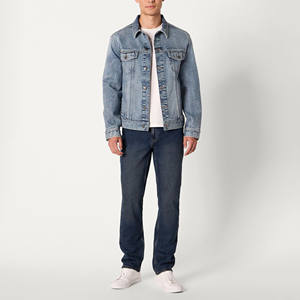 Nouvelle arrivée 2026 Veste en jean pour homme Service OEM de haute qualité Veste d'hiver Look décontracté Streetwear Veste en jean pour homme - Product Image 4