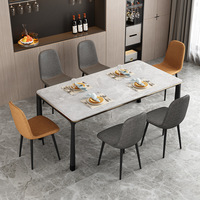 Chaises de salle à manger en gros pour la maison, chaises en acier de luxe léger, tabourets simples, tables de salle à manger pour restaurants et hôtels, chaises de réunion, emballage postal