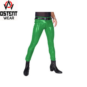 Pantalon cargo en cuir vintage pour hommes, pantalon de costume en tissu confortable durable à la mode, fabriqué sur mesure, en gros - Product Image 5