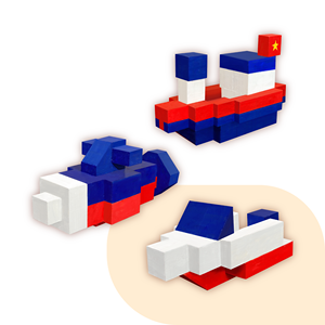 Peinture en bois bricolage jouet Kit pour enfants Art affichage cadeau d'anniversaire du Vietnam fait à la main usine en bois Art pour décor cadeau - Product Image 1