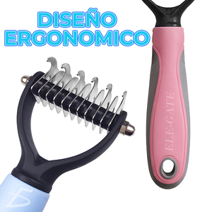 Práctico Cepillo para Mascotas, Peines Personalizables de ABS y Acero Inoxidable para Eliminar el Pelo, Material PP, Fuente de Alimentación por Carga - Product Image 2