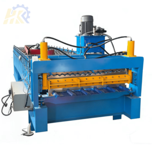 HK AG/PBR/IBR Stahlpaneel-Dachrollformmaschine Automatische Hochdachblechherstellungsanlage 1 Jahr Garantie - Product Image 3