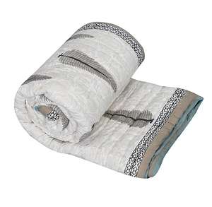 Wholesale Lot High Quality Vintage Cotton Kantha <b>Quilt</b> Beautiful Hand Stitched Bohemian <b>Bedding</b> Set Organic Printed for Hotels - Product Image 1