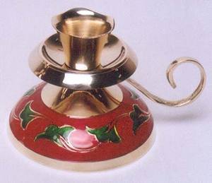 Home Decorative <b>Lighting</b> Accessories Candle <b>Stick</b> Best Manufacturing Floral Design Hand Painted Metal Votive Candle Holder - Product Image 6