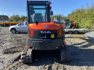 รถขุดขนาดเล็ก Kubota KX060-5 น้ำหนัก 6.0 ตัน รถขุดมือสองสำหรับงานหนัก เครื่องจักรเคลื่อนย้ายดินสำหรับงานก่อสร้าง มีจำหน่าย - Product Image 3