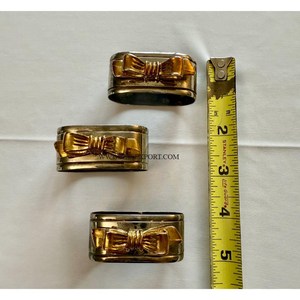 Anillo de Servilleta Decorativo de Metal con Diseño de Cinta, Decoración de Alta Gama para Bodas, Anillo Decorativo para Salón de Banquetes, Precio al por Mayor desde India - Product Image 1