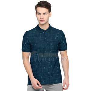 Polo pour homme, haut décontracté tendance, matière en coton doux, parfait pour les voyages de week-end, le bureau et les tenues quotidiennes - Product Image 1