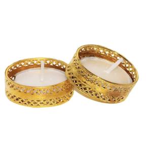 Bougeoir votif en métal pour décoration intérieure Bougie indienne en fer artisanale Photophore Vente en gros Chandelier de qualité supérieure - Product Image 3