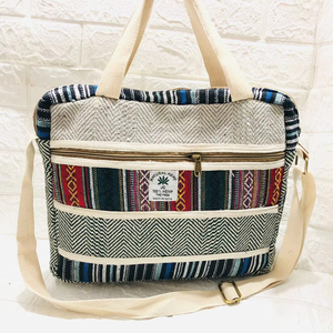 2023 mode Style ethnique écologique à la main femme coton Jute chanvre grand sac à main élégant soirée été sac de voyage - Product Image 1