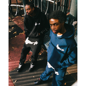 Chándal extragrande de poliéster/algodón GSM pesado Premium para hombre, Sudadera con capucha de etiqueta privada, Jogger para invierno - Product Image 2