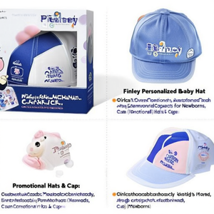 Gorro de Bebé Personalizado Finley, Artículos Promocionales Personalizados para Recién Nacidos - Product Image 3