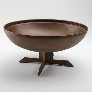 Luxury Modern Outdoor Metal Firepit Wood Burning Powder Coated Finish Crafted for High-End Spaces Providing Warmth - Product Image 6