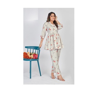 Nueva colección Diseñador Impreso Especial Summer Co ord set para Ladies' Wear Co ord set Modesto a precio asequible - Product Image 1