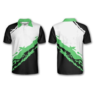 Polos de course à manches courtes respirants pour hommes-Conception personnalisée de haute qualité brodée en gros - Product Image 4