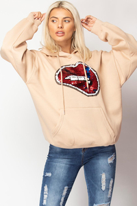 2025 Sudadera con capucha de gran tamaño para mujer tipo polar tela cómoda informal y ropa de calle estilo personalizado Impresión de logotipo servicio OEM - Product Image 3