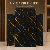 Panneau mural en PVC Morlenx 3D à motifs floraux marbrés, plaque décorative artistique pour intérieur de luxe