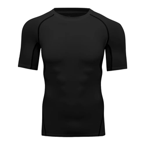 เสื้อยืดออกกำลังกายสำหรับผู้ชายเสื้อออกกำลังกายผ้าโพลีเอสเตอร์แบบแห้งเร็วผ้าซับเหงื่อสำหรับออกกำลังกายออกกำลังกายฟิตเนสได้รับการออกแบบใหม่2025 - Product Image 2