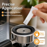 Graisse silicone de qualité alimentaire NSF H1, lubrifiant pour joints toriques, graisse imperméable pour machine à café, imprimante 3D, étanchéité des robinets, sachets de 5g
