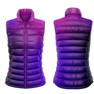 Veste bouffante décontractée sans manches en polyester 100% de haute qualité pour hommes, lavable pour l'hiver, entièrement sublimée et teinte par le fabricant - Product Image 1