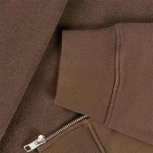 Sudadera con Capucha Gruesa de Invierno de Alta Calidad al por Mayor, Lavado Desteñido, 100% Algodón, Felpa Francesa Gruesa, con Cierre - Product Image 4