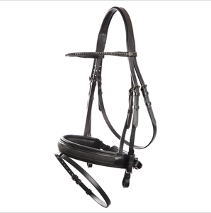 Haltères pour chevaux élégants et durables, modèle HT20, en cuir de qualité supérieure, avec logo personnalisé, idéaux pour la course, MOQ 50 pièces, toutes tailles disponibles. - Product Image 1