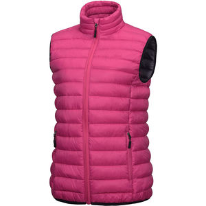 Chaleco acolchado ligero personalizado para mujer, nuevo estilo, cierre de cremallera, a prueba de viento, sin mangas, poliéster, venta al por mayor, ropa personalizada - Product Image 2