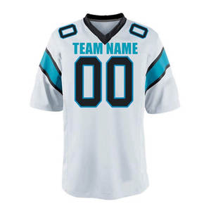 Camiseta de fútbol americano al por mayor diseño personalizado uniforme de fútbol americano 100% poliéster hombres ropa deportiva - Product Image 2