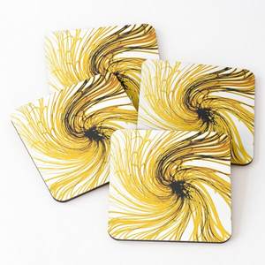<b>Table</b> Decoration Wood and Enamel Print Coaster Tabletop <b>Placemats</b> <b>for</b> Drink Multi Functional Print Wood Coasters Tea Mats & Pads - Product Image 6