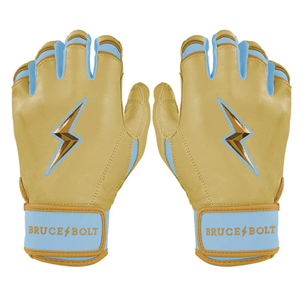 Gants de frappe de baseball de qualité supérieure, sublimés, en cuir véritable professionnel, ambidextres, fermeture auto-agrippante, respirants - Product Image 1